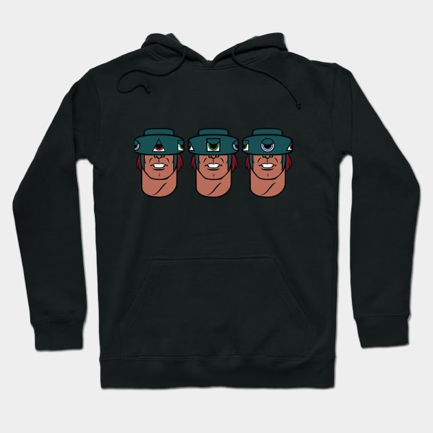 Triple Eyes Hoodie by NWJAY